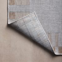 Topanga (Amber Lewis × Loloi) TOP-08 Indoor/Outdoor Rug [Silver/Natural]