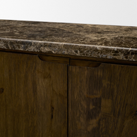Kendrix Sideboard /w Cappuccino Marble