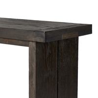 Warby Console Table [Worn Black]