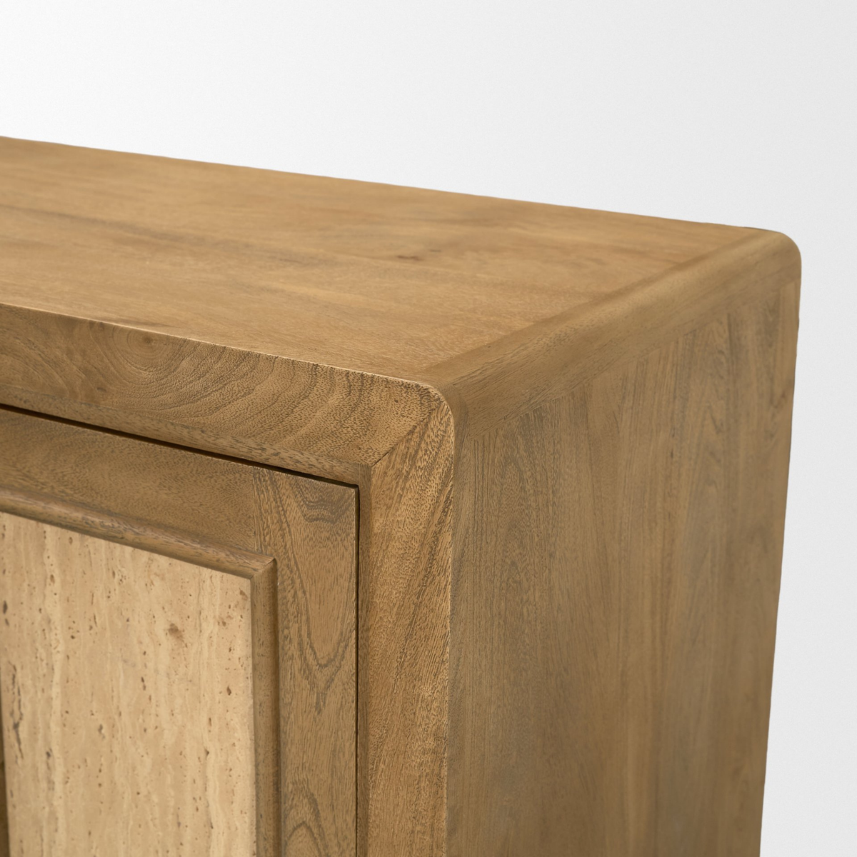 Valterra 6-Door Media Console /w Travertine