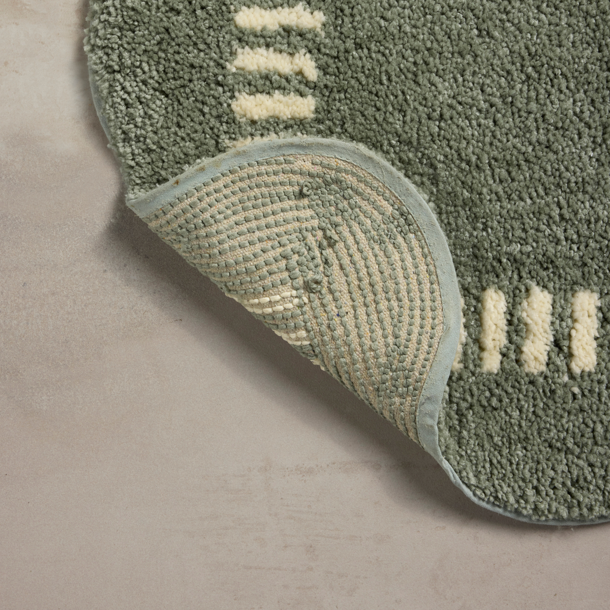 Valerie (Chris Loves Julia × Loloi) VLR-01 Bath Mat [Lagoon/Ivory]