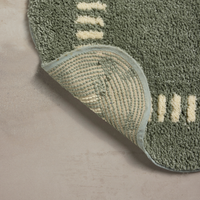 Valerie (Chris Loves Julia × Loloi) VLR-01 Bath Mat [Lagoon/Ivory]