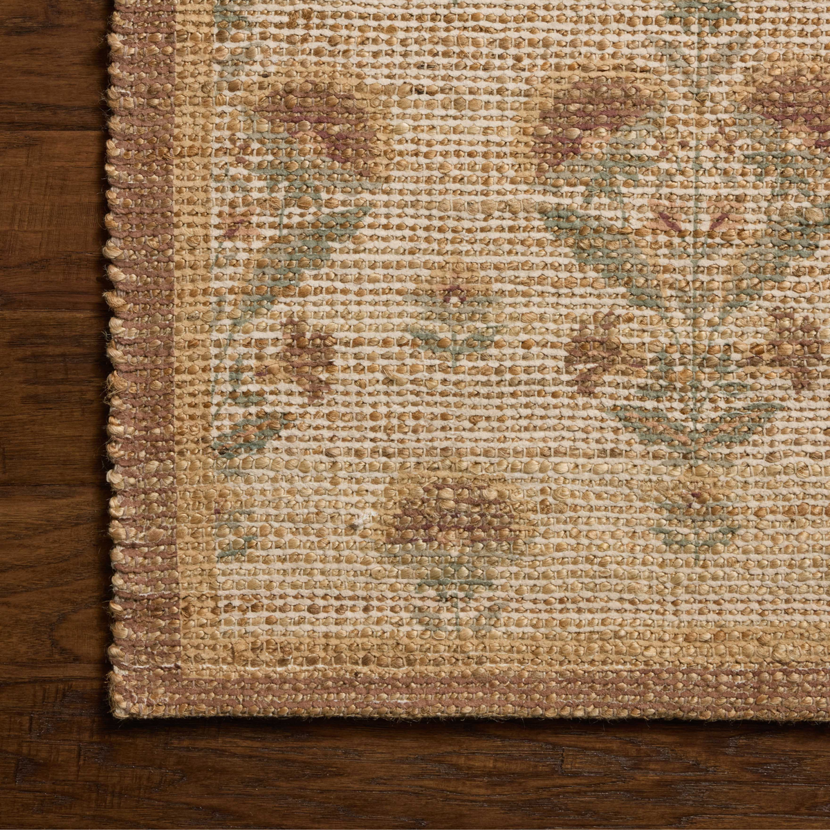 Rue (Chris Loves Julia × Loloi) RUE-01 Rug [Wheat/Sage]