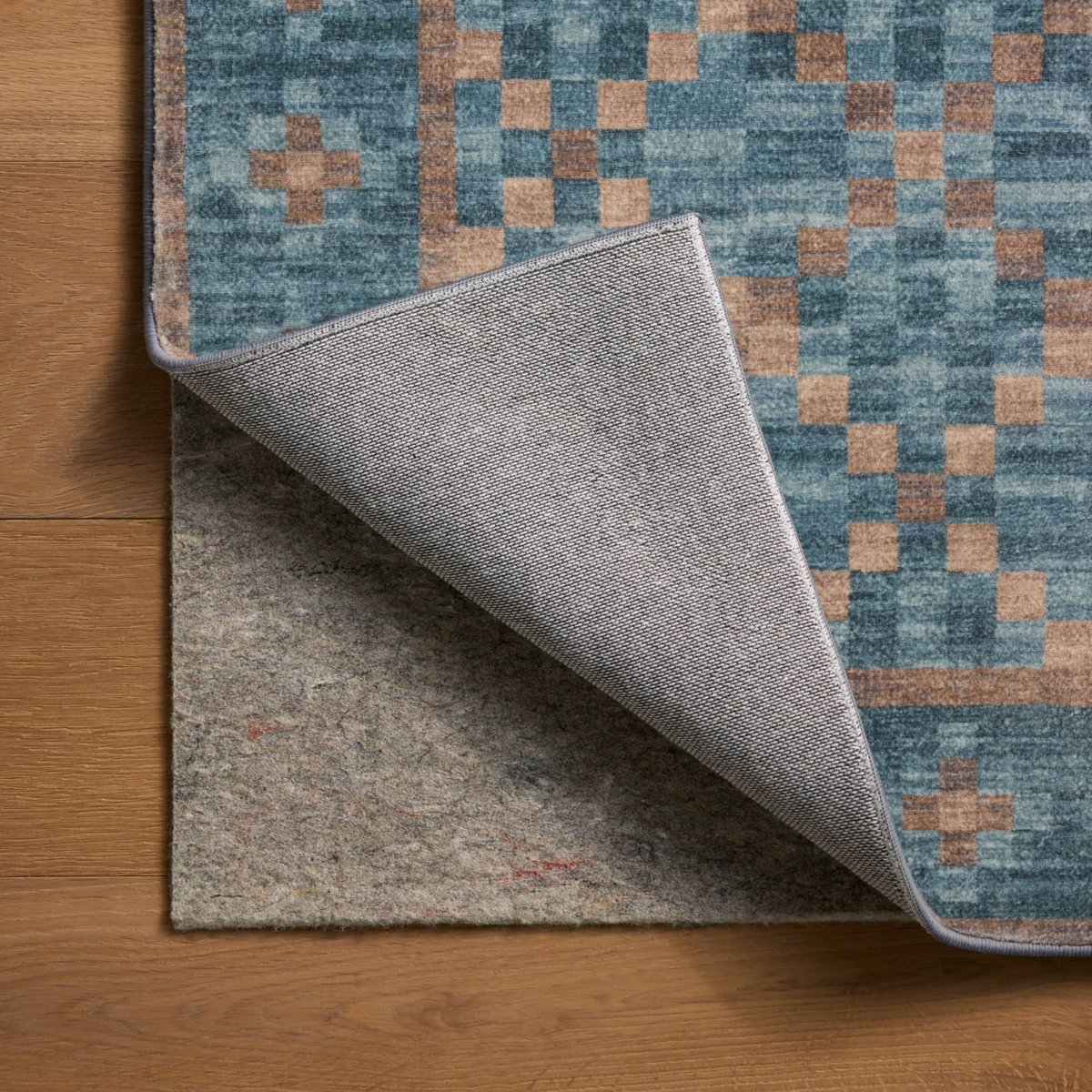 Bobby (Chris Loves Julia × Loloi) BOB-01 Rug [Ocean/Copper]