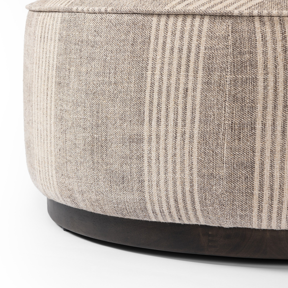 Sinclair Round Ottoman [Manchester Flint]
