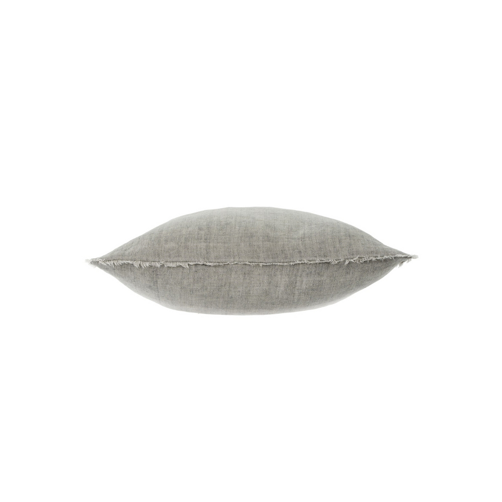 Lina Linen Pillow Grey 20"x20"