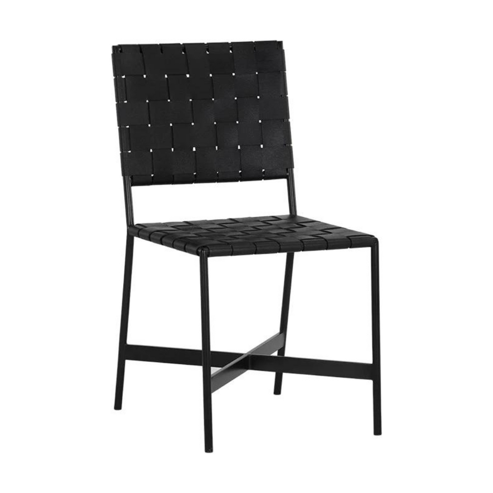 Sueded Black Leather