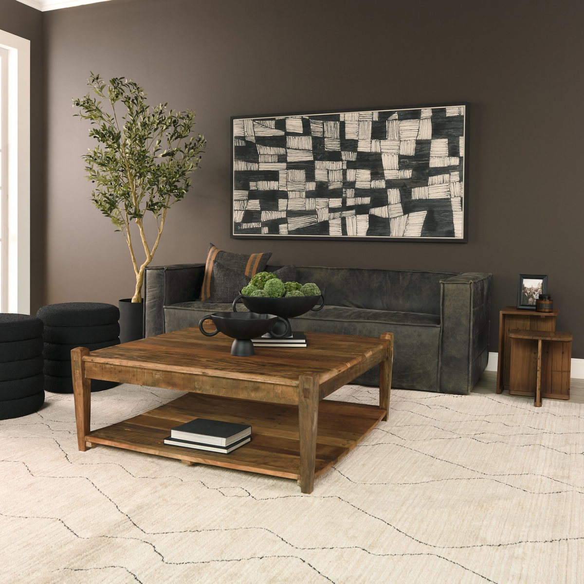 Ashwick Reclaimed Square Coffee Table