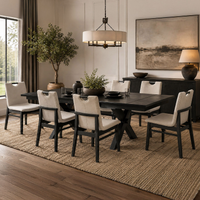 Argyle Double Extension Dining Table [66"-94"]