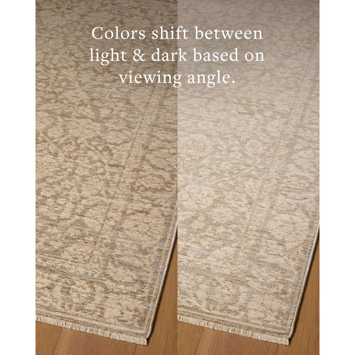 Miriam (Chris Loves Julia × Loloi) MIR-01 Rug [Slate/Natural]