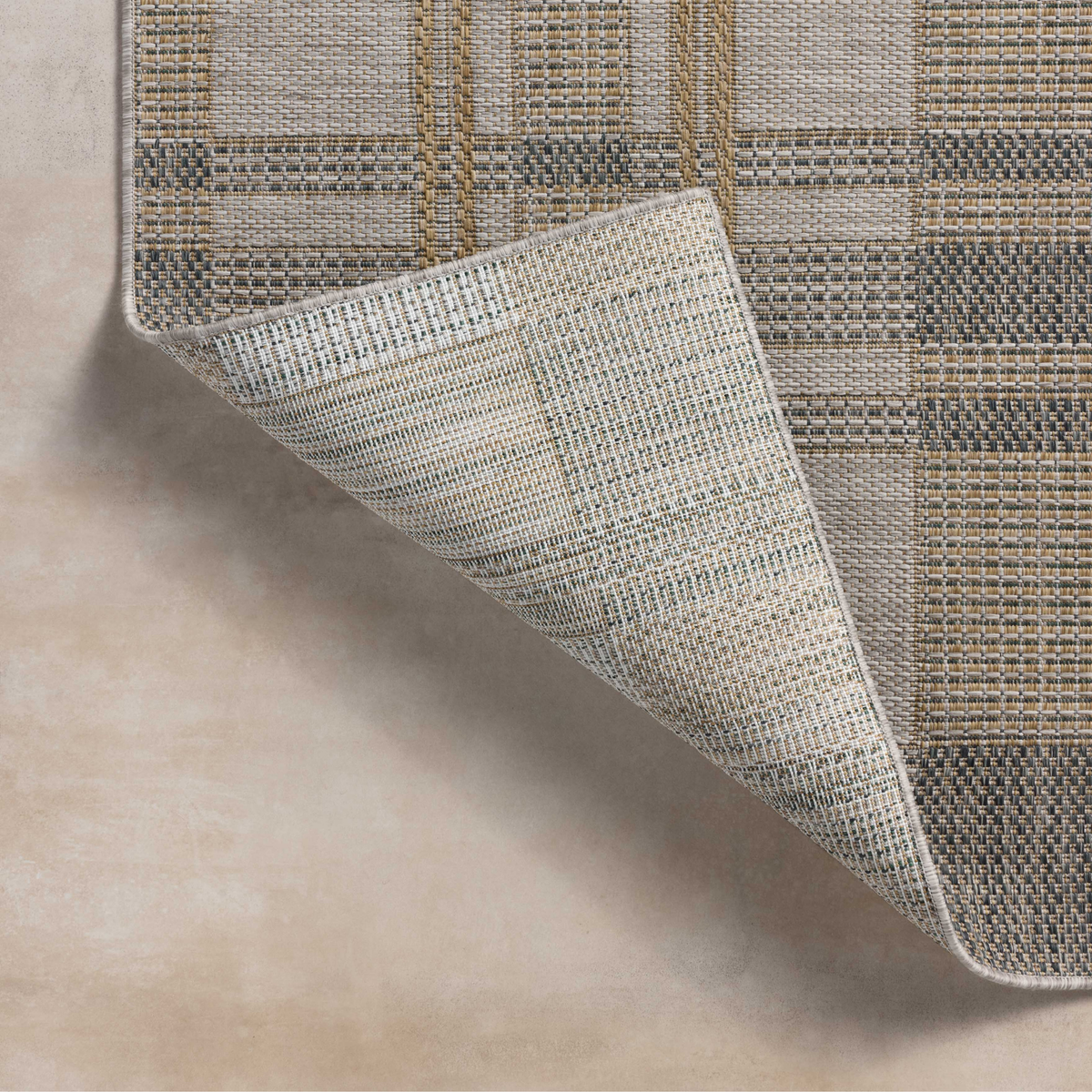 Birch BIR-05 Indoor/Outdoor Rug [Bone/Gold]