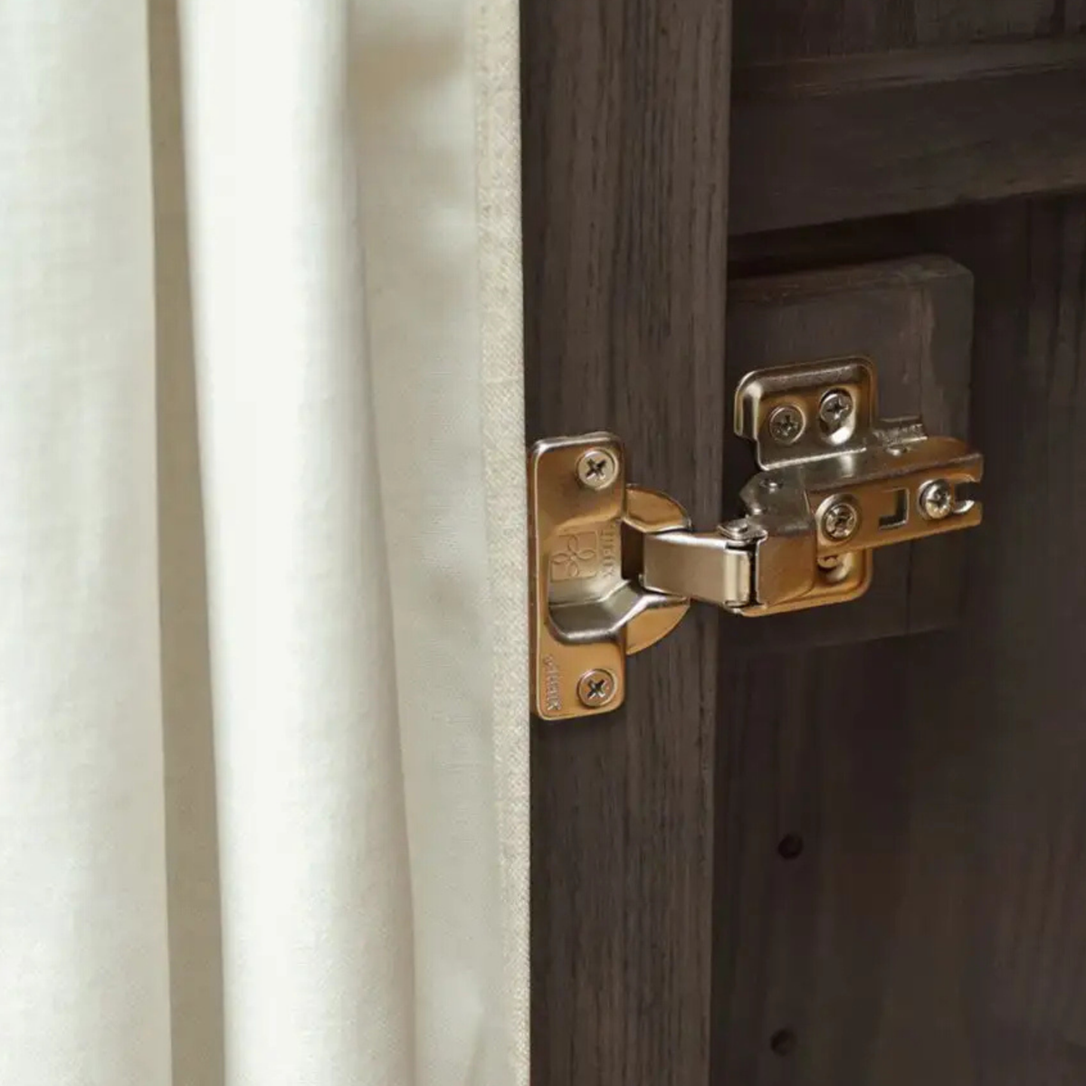 Lissie Tall Cabinet [in Dark Brown]