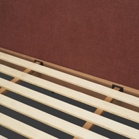 Holden Upholstered Bed [Burgundy]