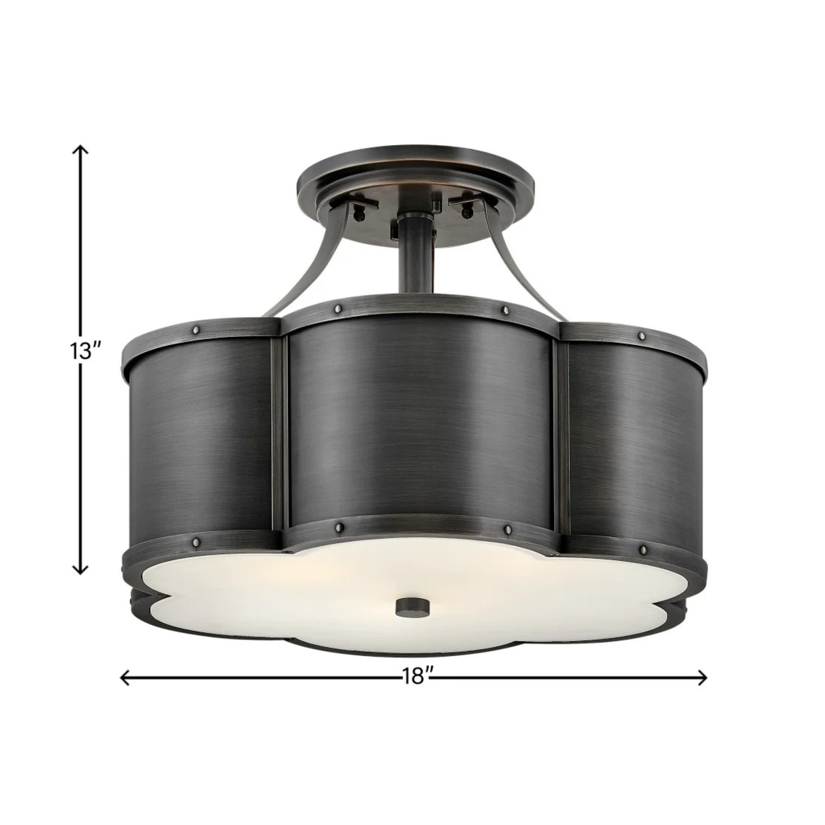 Chance 18" Semi-Flush Mount