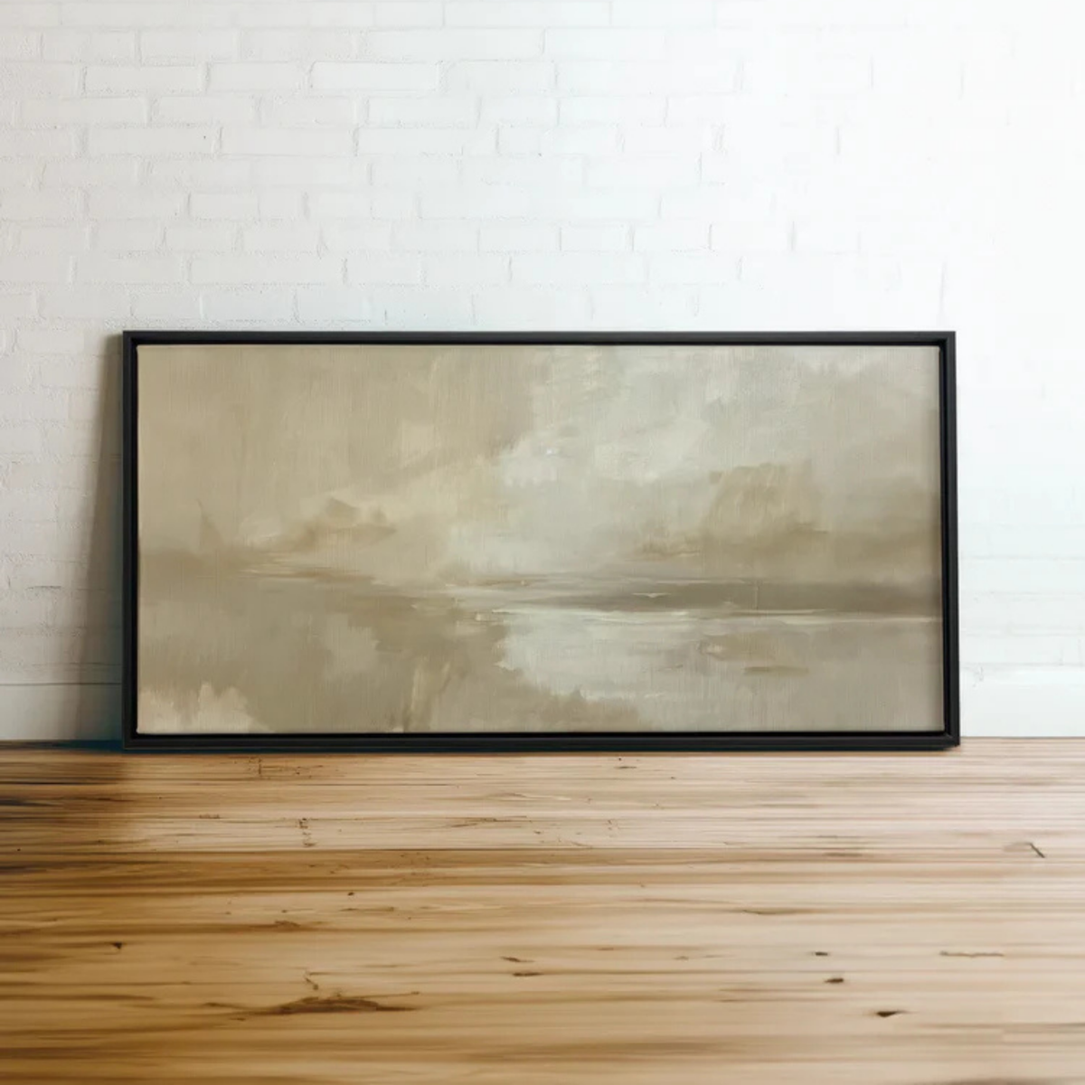 Ivory Lake [Artwork on Stretched Canvas]