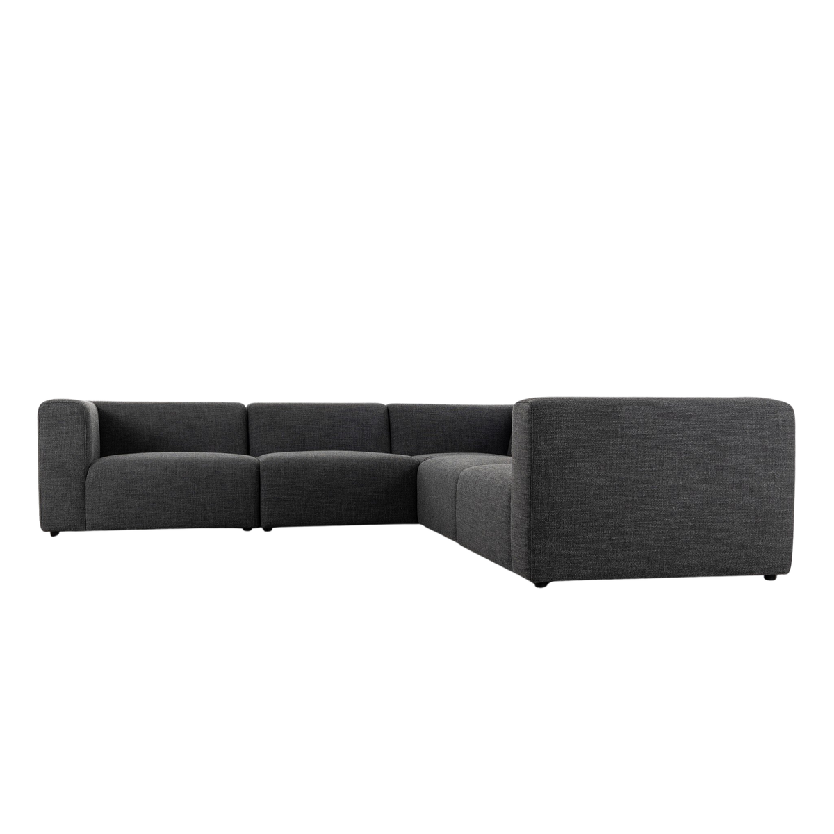 Lawndale 5-Piece Sectional [Saxon Charcoal]