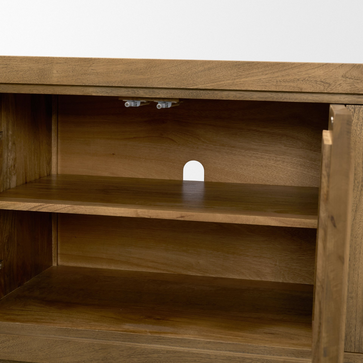 Valterra 6-Door Media Console /w Travertine