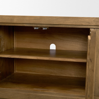 Valterra 6-Door Media Console /w Travertine