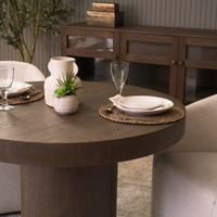 Lyonne 42" Round Pedestal Dining Table