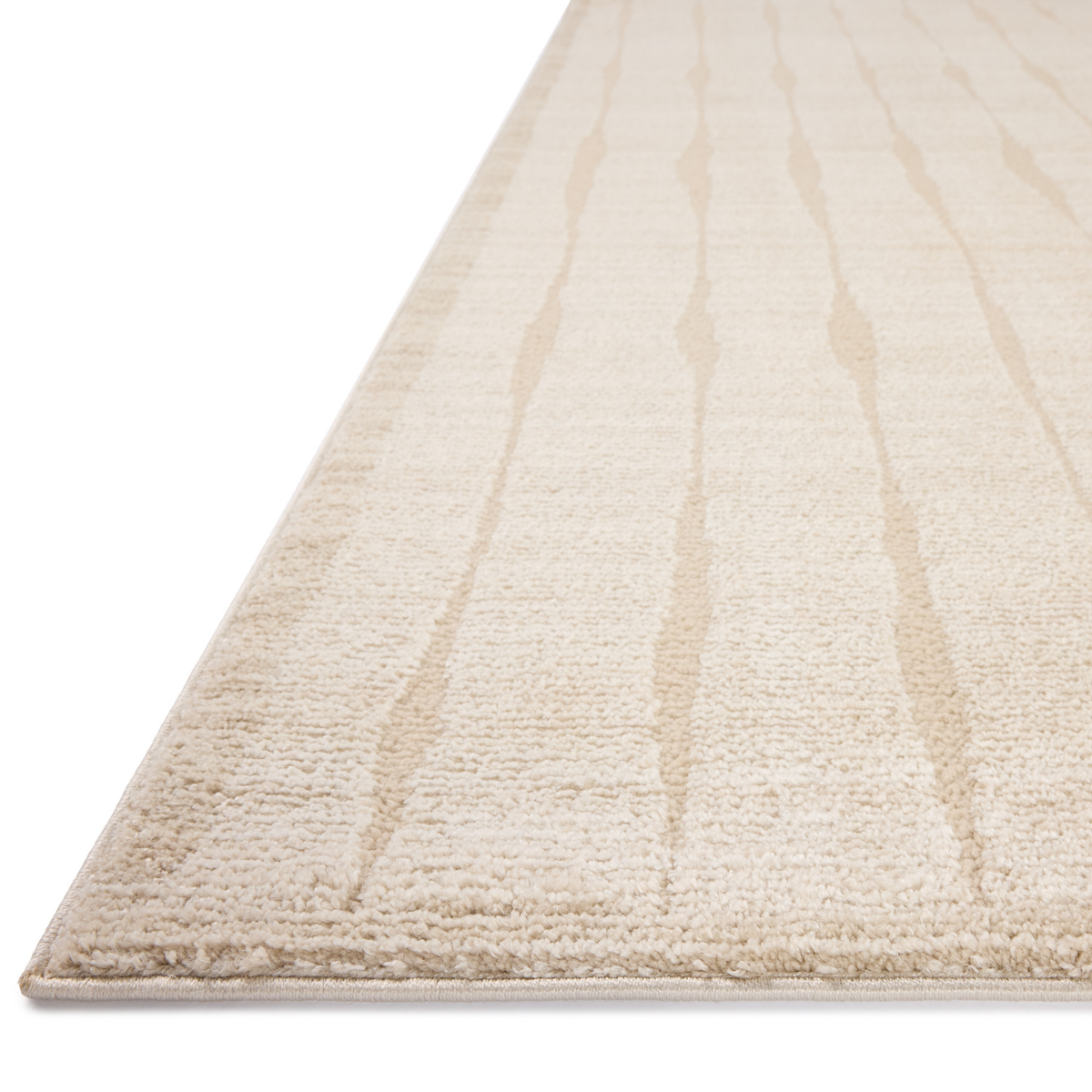 Calvin CLV-02 (Chris Loves Julia × Loloi) Rug [Ivory/Oatmeal]