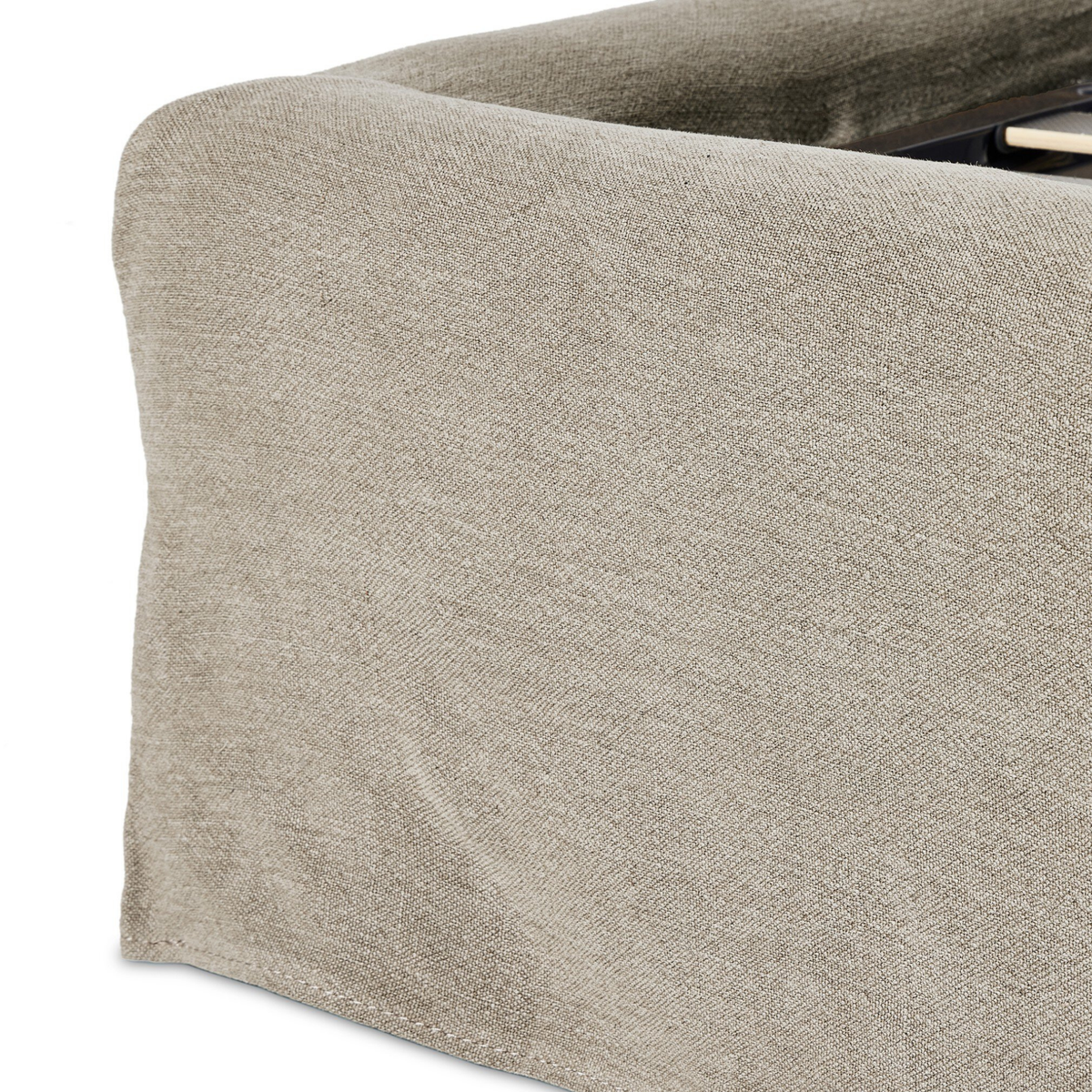 Meryl Slipcover King Bed [Broadway Stone]