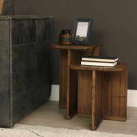 Lucan Reclaimed Wood Nesting End Table Set