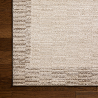 Calvin CLV-04 (Chris Loves Julia × Loloi) Rug [Ivory/Pebble]