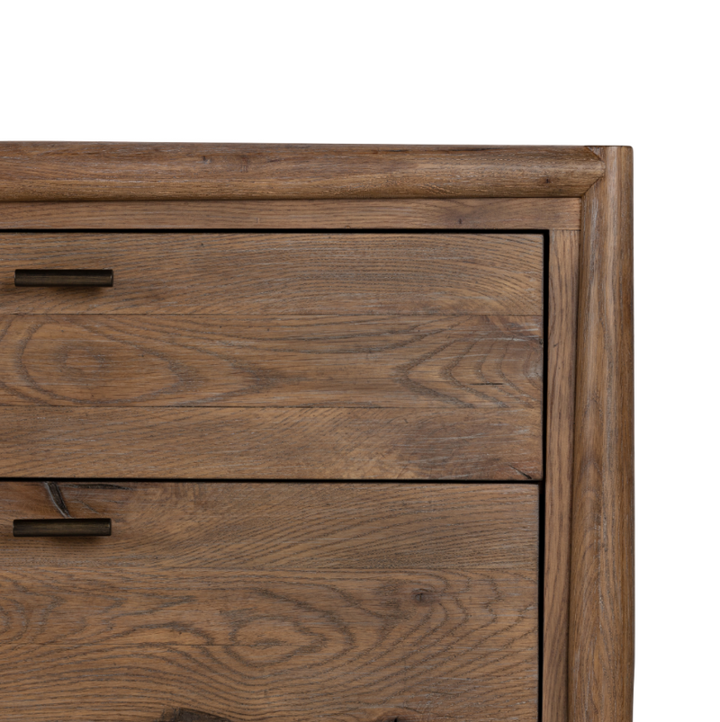 Gael 6 Drawer Dresser - Weathered Oak