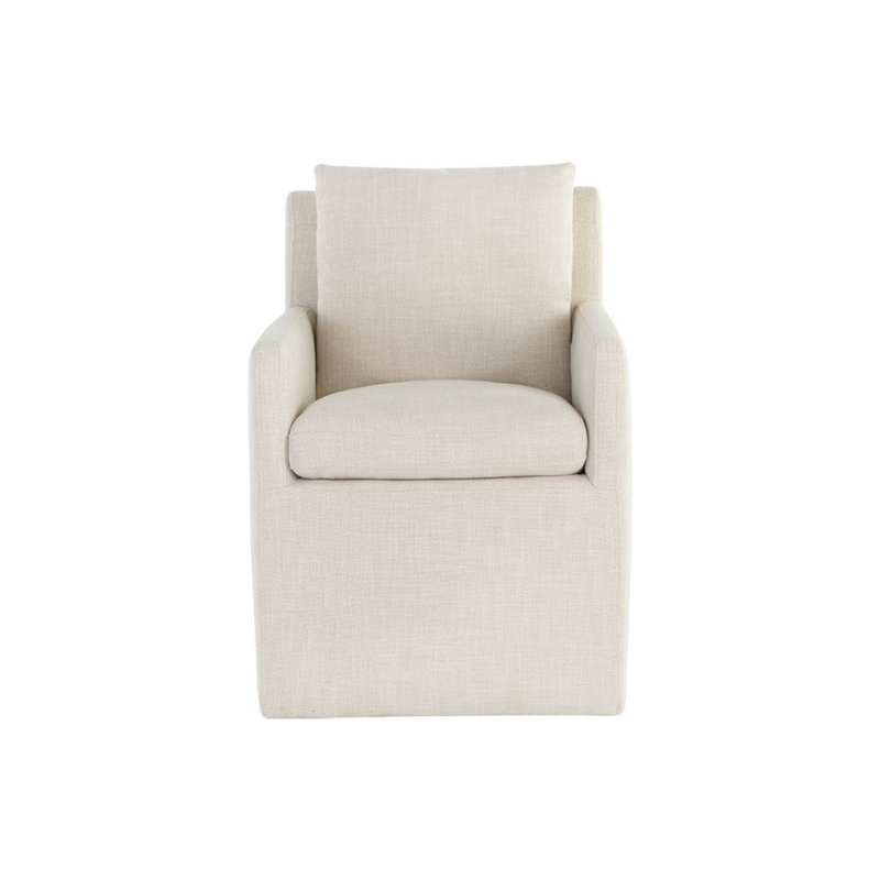 Glendale Wheeled Dining Armchair