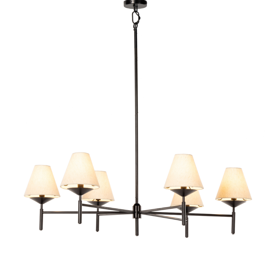 Danna Chandelier Jet Black