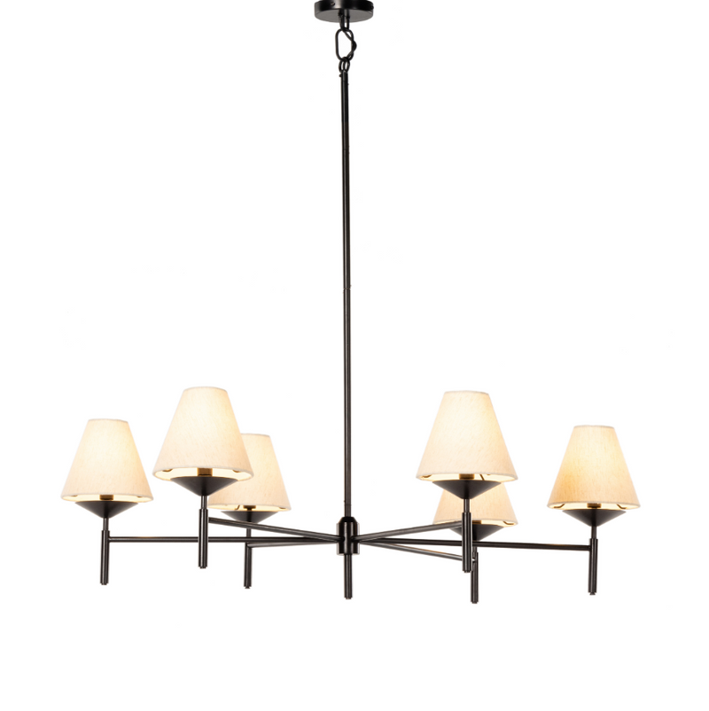 Danna Chandelier Jet Black