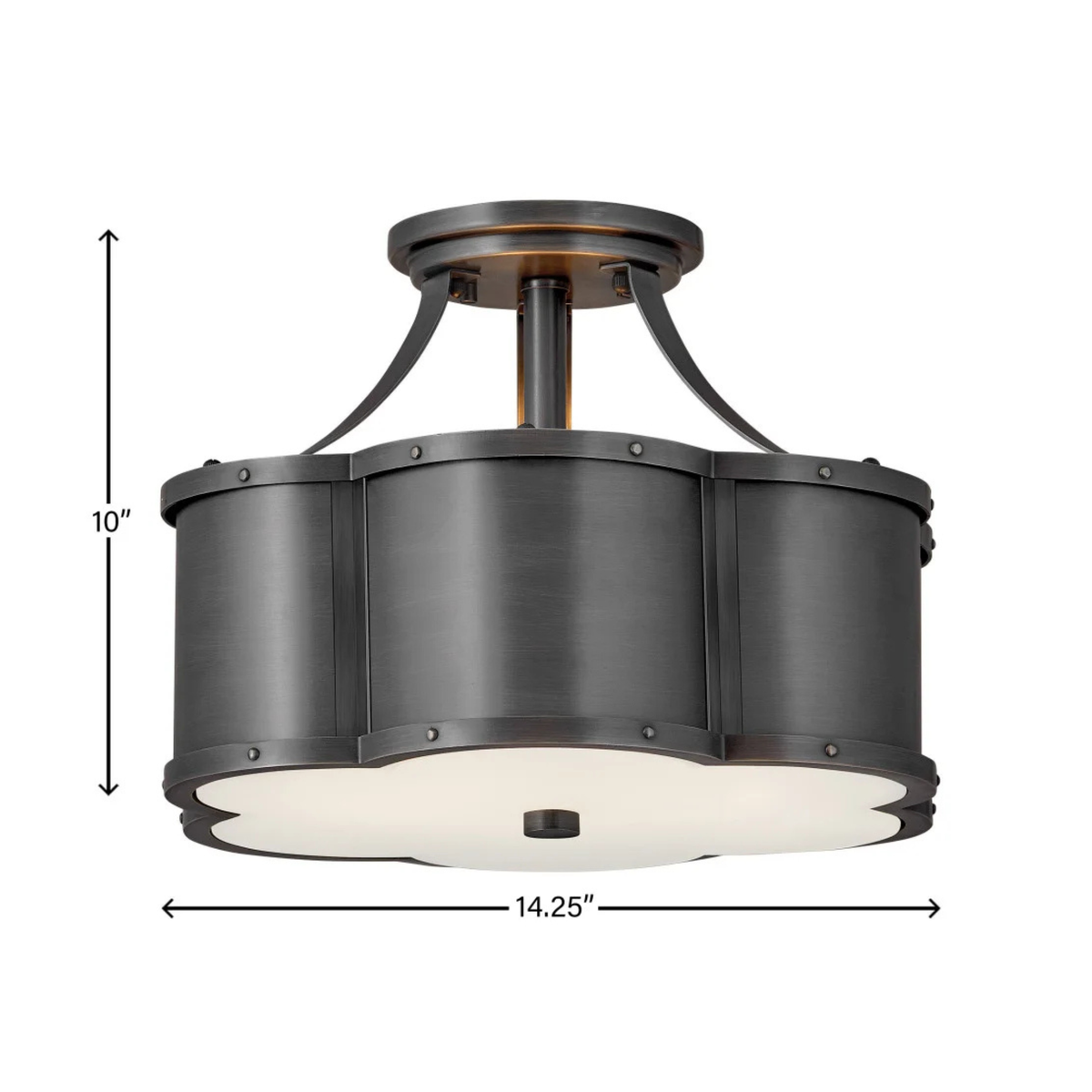 Chance 14.25" Semi-Flush Mount
