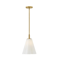 Honey 11" Scalloped Pendant