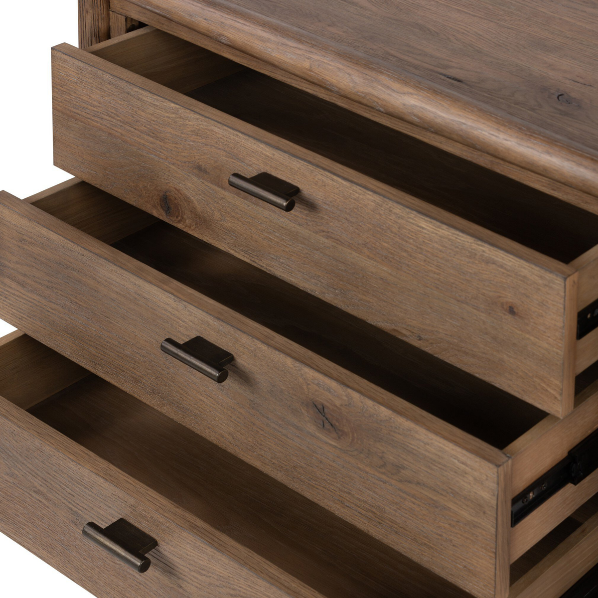 Glenview Nightstand [Weathered Oak]