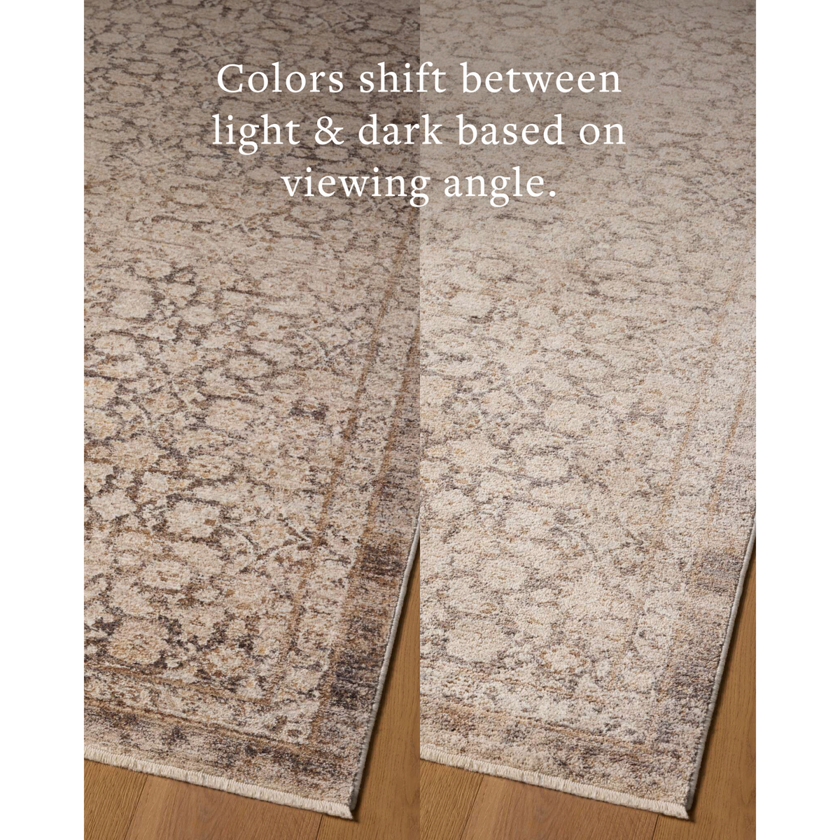 Doris (Chris Loves Julia × Loloi) DRS-04 Rug [Mushroom/Natural]