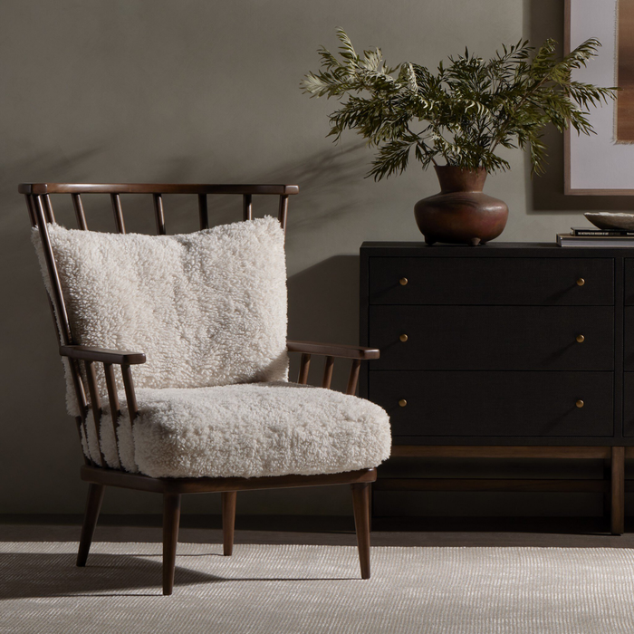 Graham Chair [Faux Shearling]