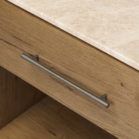 Raleigh Nightstand w/ Marble Top