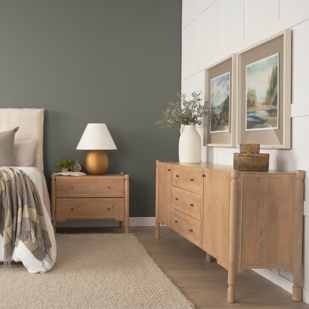 Phil 2-Drawer Nightstand