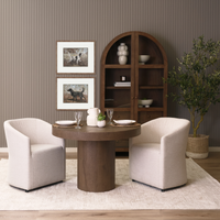 Lyonne 42" Round Pedestal Dining Table