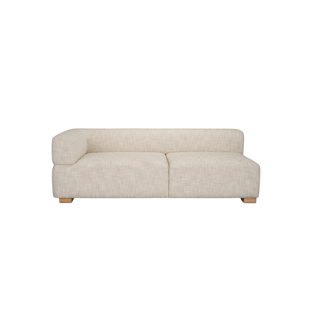 Warner Small 3-Piece Sectional [Beige]