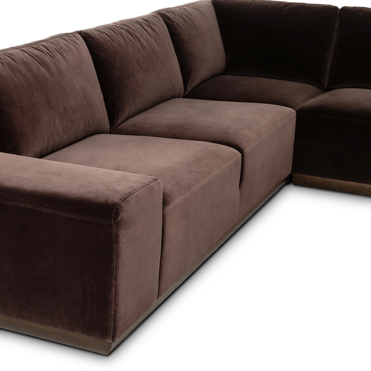 Isaiah 3-Piece Sectional [Surrey Cocoa Performance Fabric]