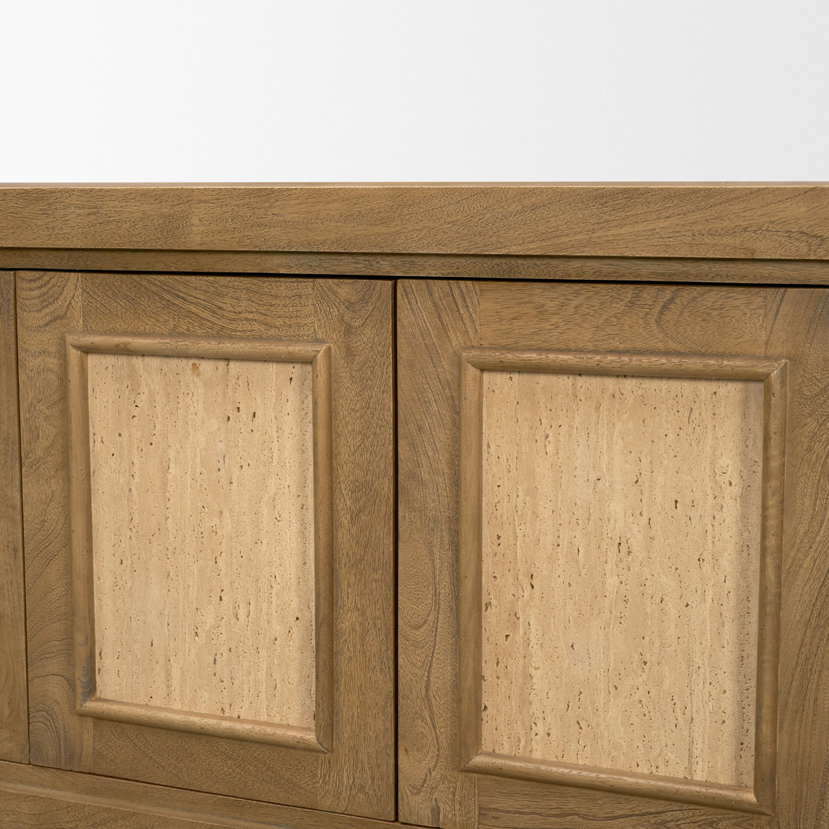 Valterra 6-Door Media Console /w Travertine