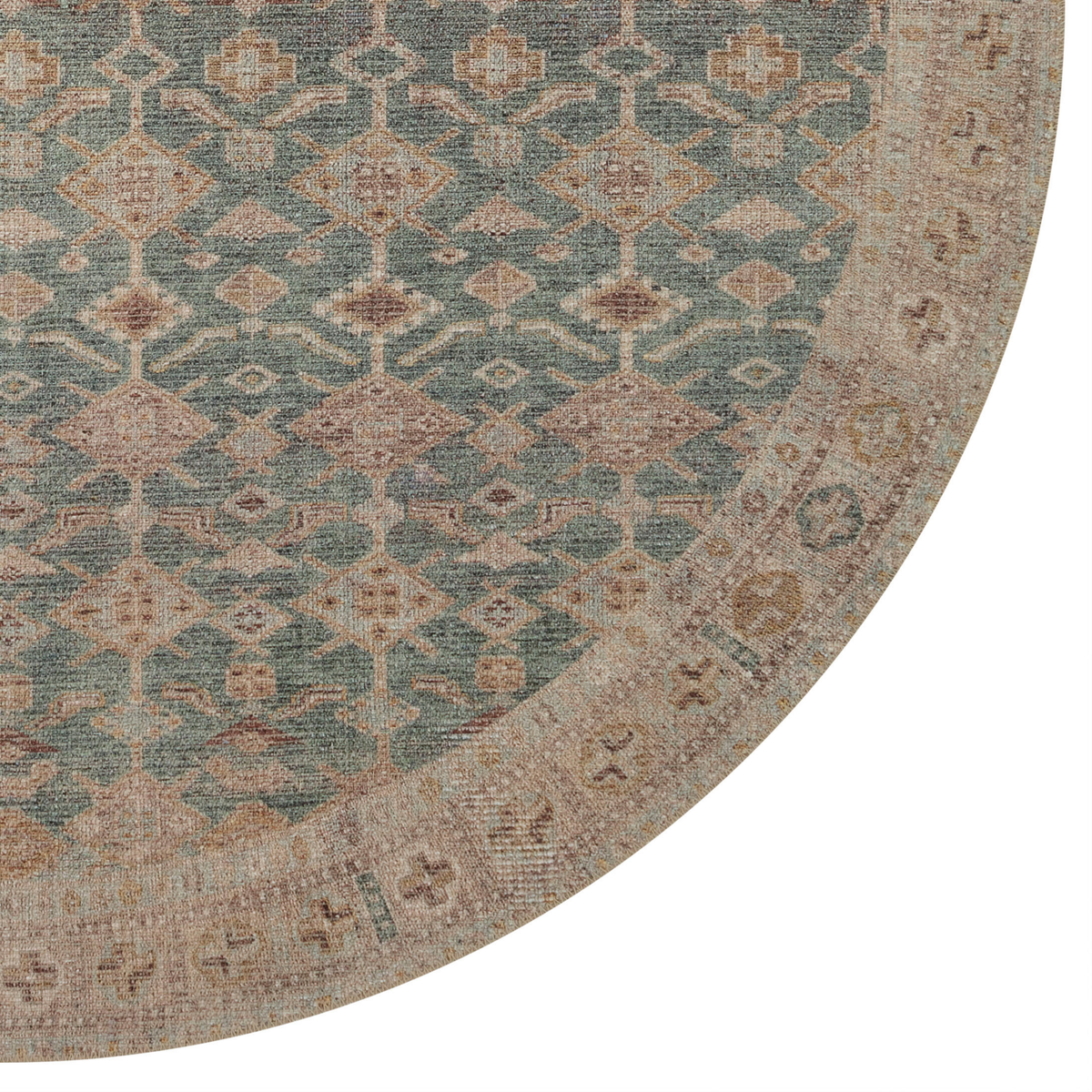 Aubrey AUB-02 (AR) Rug [Aqua / Sand]