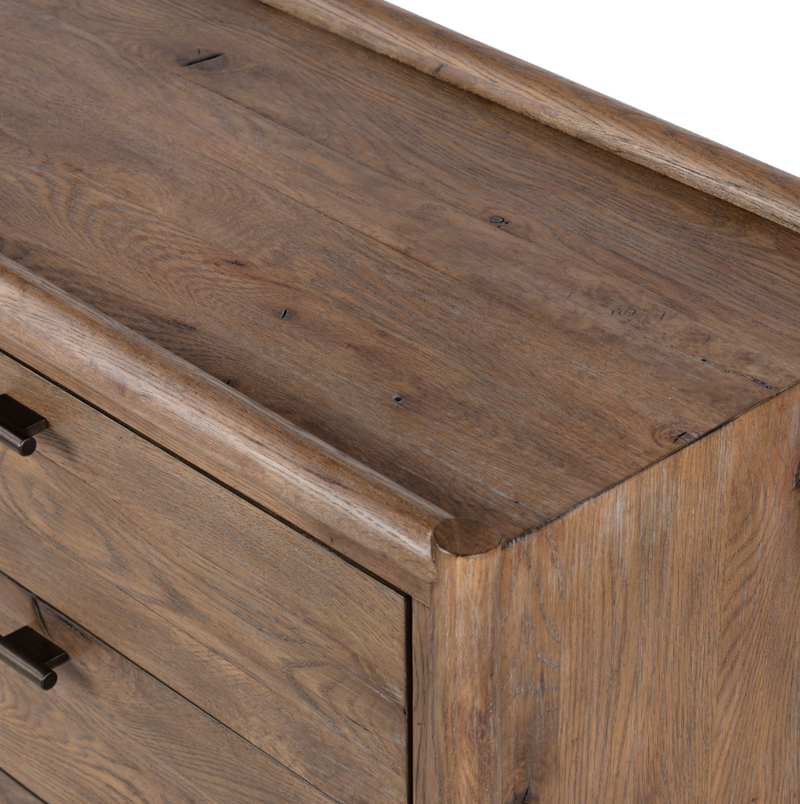 Gael 6 Drawer Dresser - Weathered Oak