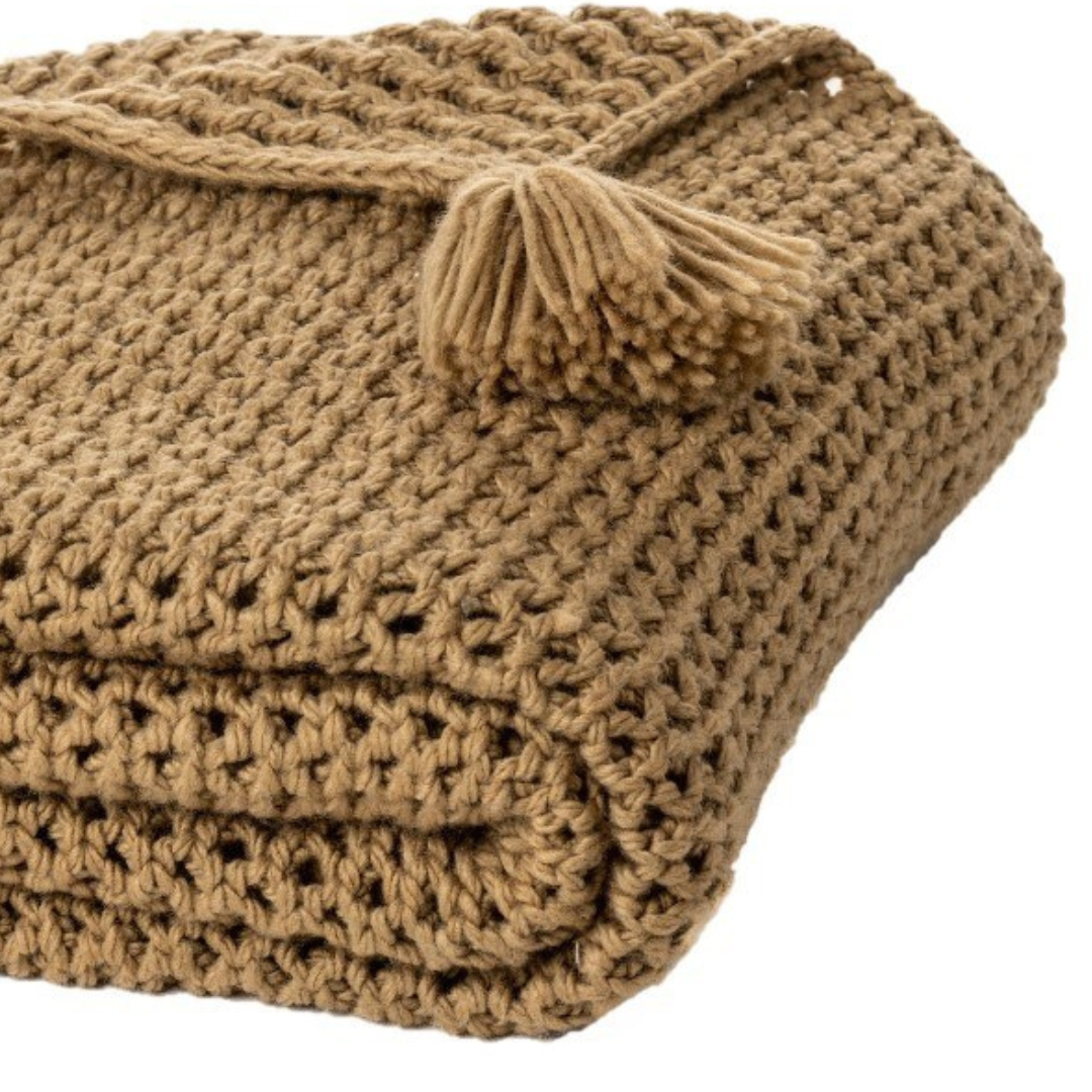 Tan throw hotsell