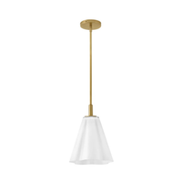 Honey 11" Scalloped Pendant