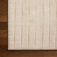Calvin CLV-02 (Chris Loves Julia × Loloi) Rug [Ivory/Oatmeal]