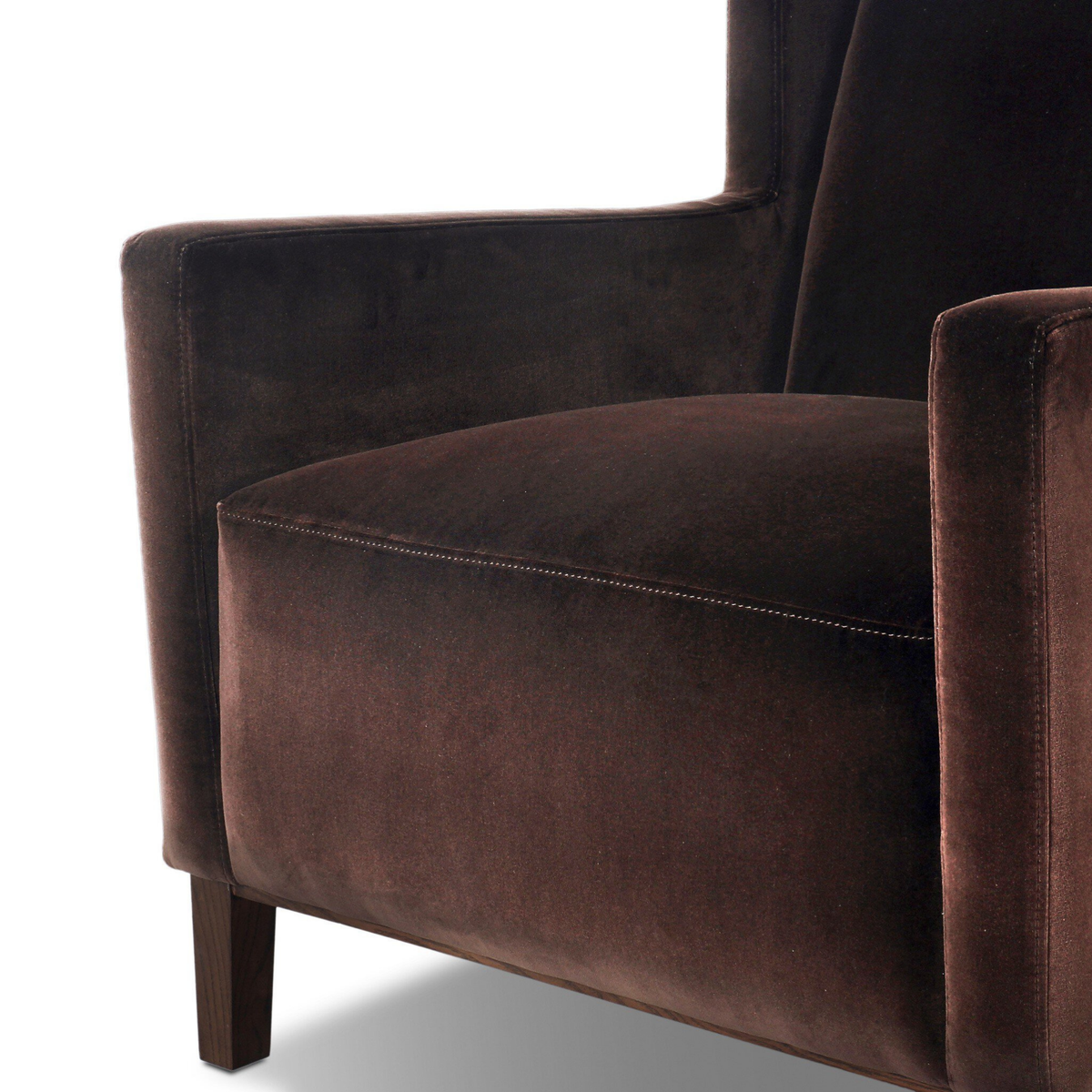 Savita Wing Chair [Performance Surrey Cocoa]