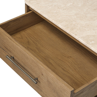 Raleigh Nightstand w/ Marble Top