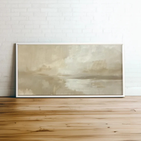 Ivory Lake [Artwork on Stretched Canvas]